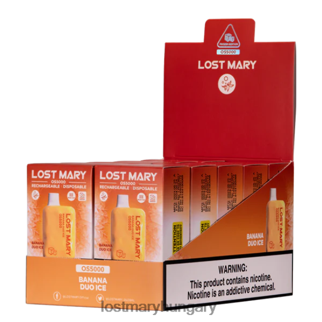 elveszett Mary os5000 banán duó jég 82D8JT2 -LOST MARY Vape