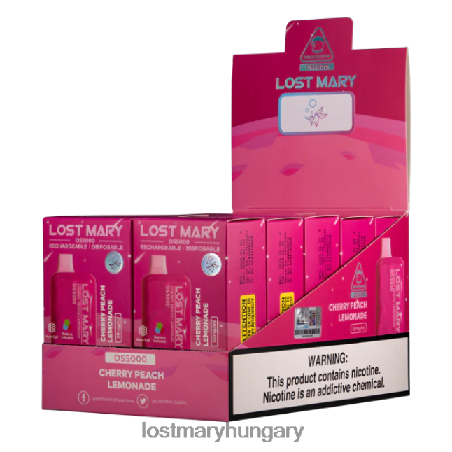 elveszett Mary os5000 cseresznyebarack limonádé 82D8JT24 -LOST MARY Flavours Ranked