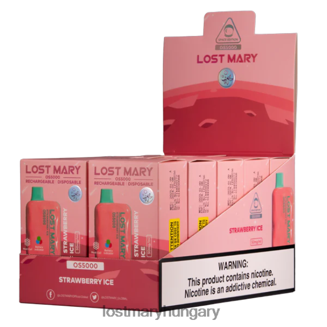 elveszett Mary os5000 eper jég 82D8JT67 -LOST MARY Vape Price