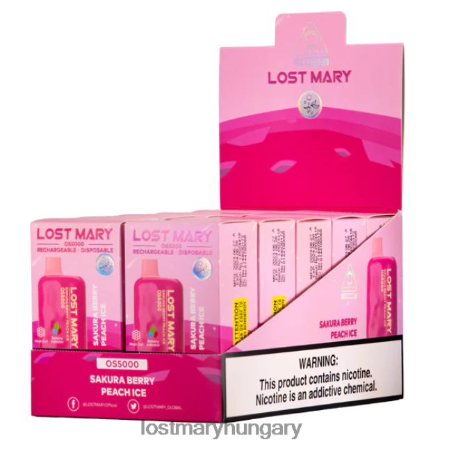 elveszett Mary os5000 sakura bogyó barack jég 82D8JT61 -LOST MARY Hungary