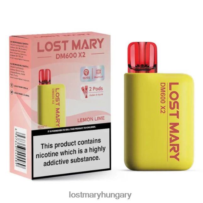 elveszett mary dm600 x2 eldobható vape zöld citrom 82D8JT194 -LOST MARY Flavours Ranked